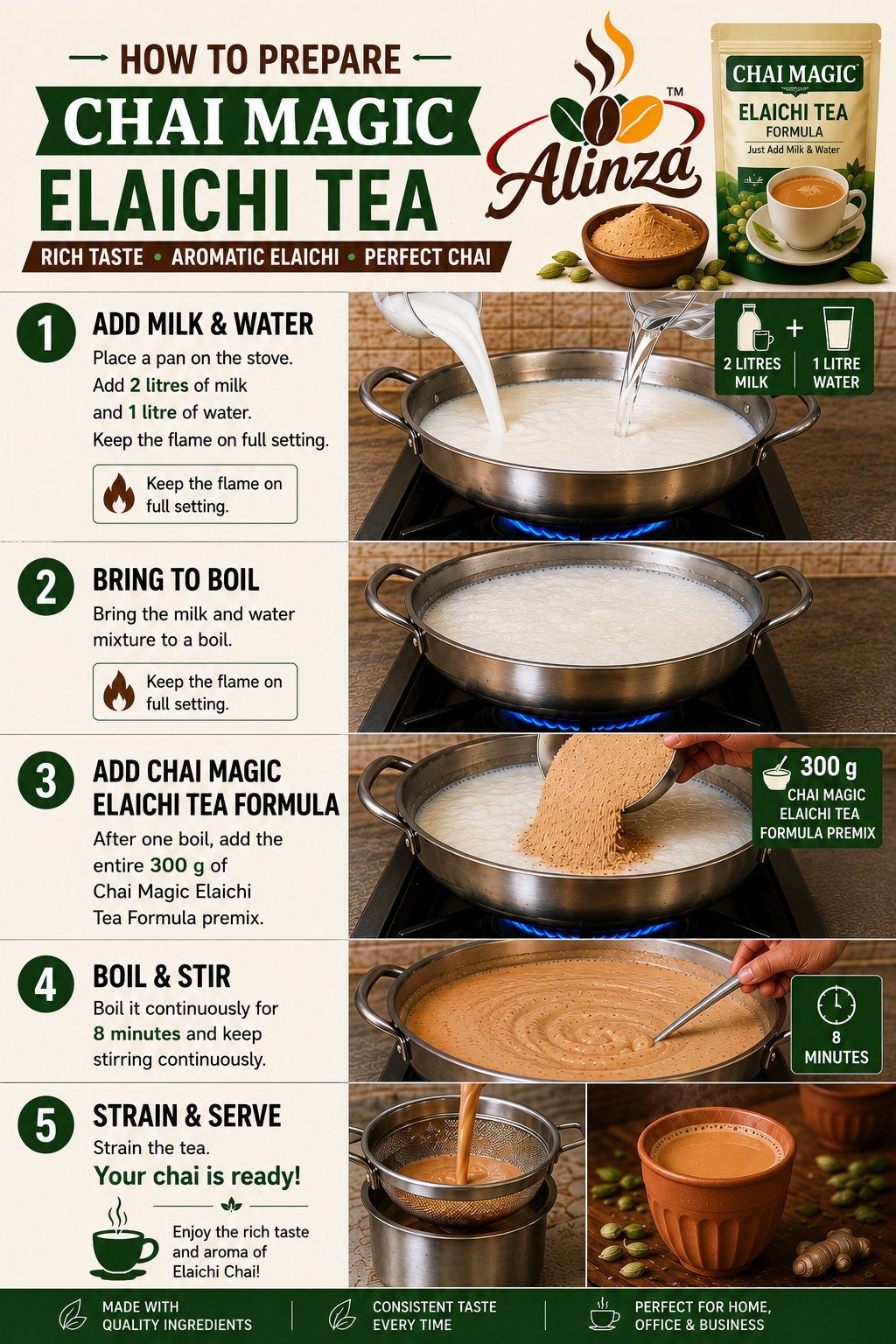ALINZA Chai Magic Formula – 300 gm view 2